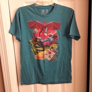Minecraft t-shirt, small more like 14/16